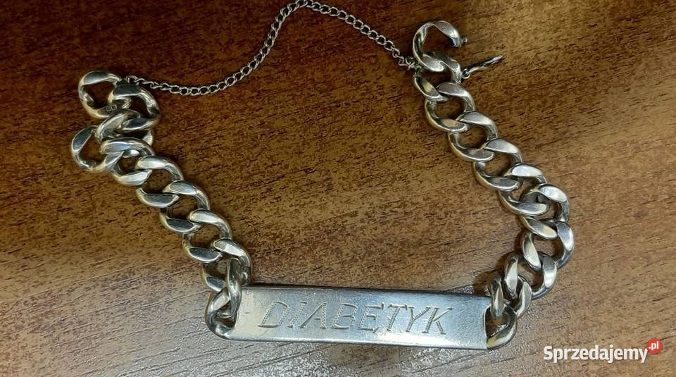 Srebrna bransoleta męska 40 g 925P Konin
