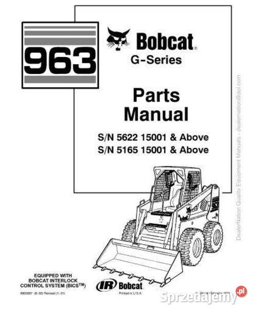 BOBCAT T 190 S 250 963 863 G katalog części Kielce