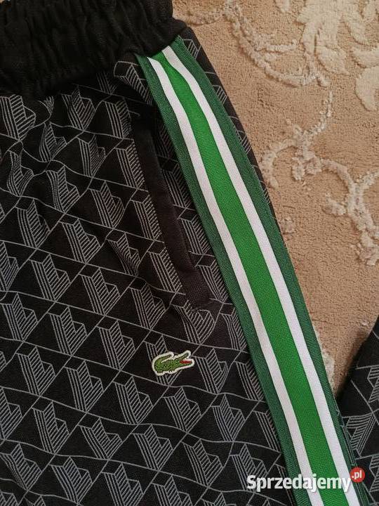 Spodnie dresowe męskie Lacoste Monogram topowy Białystok sprzedam