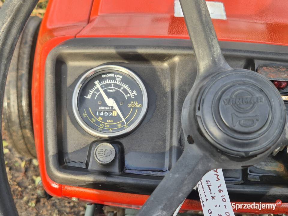 Traktorek traktor YANMAR YM2610S Wspomaganie