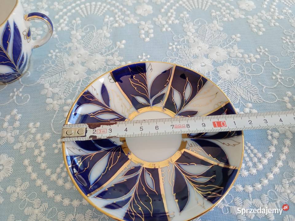 Trio porcelana Łomonosov Poznań