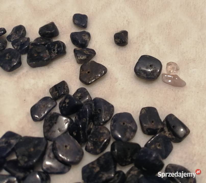 Koraliki kamyki sieczka nieregularne bryłki Czeladź