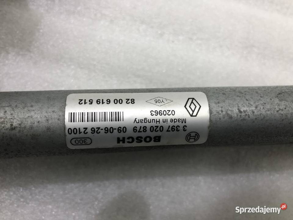 MECHANIZM WYCIERACZEK DACIA SANDERO I 8200619512