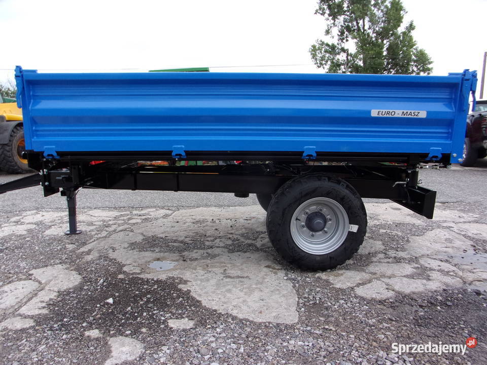 NOWA Przyczepa rolnicza 3tony EuroMasz wywrot Przyczepy rolnicze łódzkie