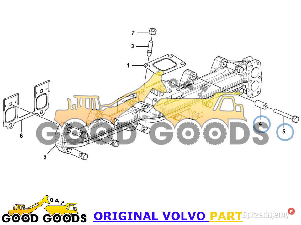 VOLVO ŚRUBA TULEJKA KOLWYD 60112892 20766217 mazowieckie Władysławów sprzedam