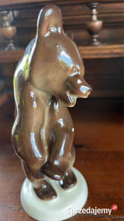 Figurka Niedźwiadka stojący Łomonosow Gdańsk