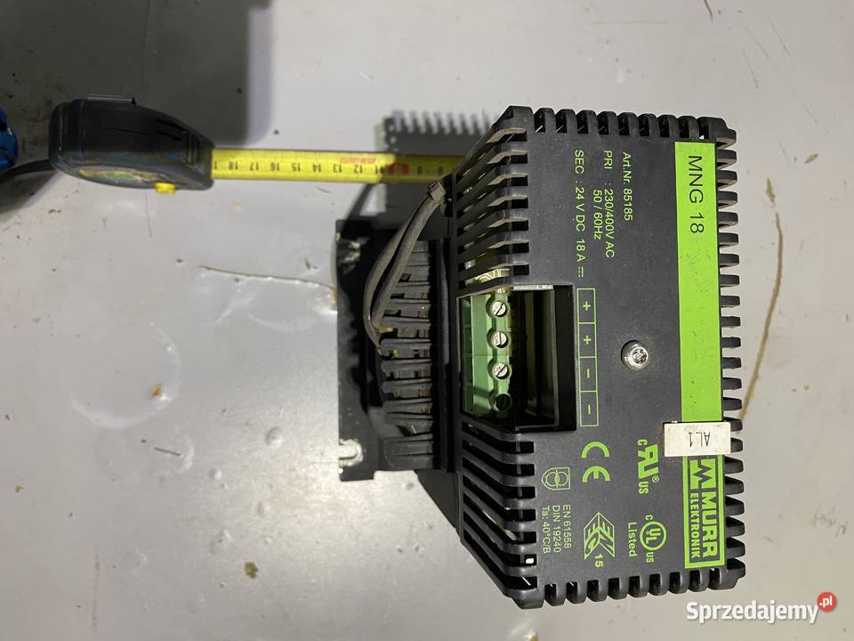 Przetwornica 230400 AC 24 DC 18A sprzedam