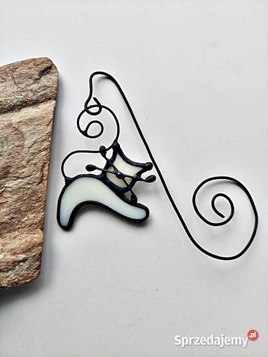 zakładka do książki kotka Bianca witraż Piekary Śląskie