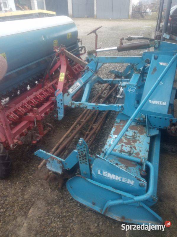 Agregat uprawowo siewny z siewnikiem Lemken nieuszkodzony Tczów