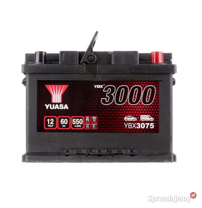 Akumulator Yuasa Standard 12V 60Ah 550A Prawy Wrocław