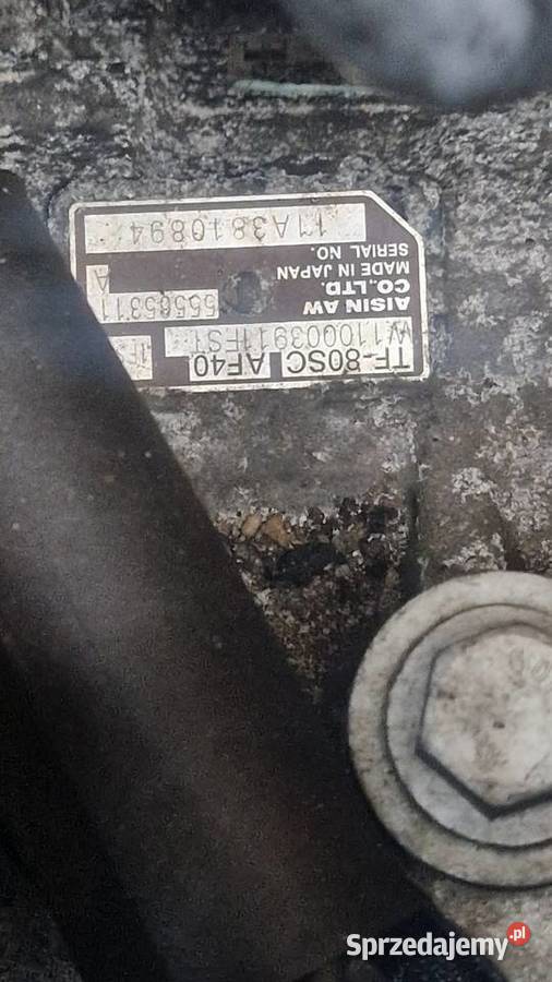 Skrzynia biegów af40 1fst opel Motoryzacja Mogilno sprzedam