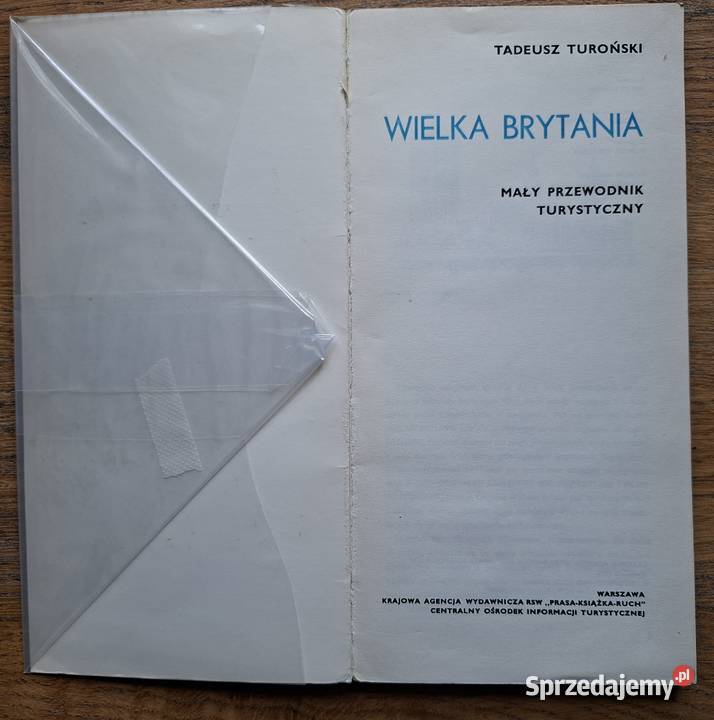 W Brytania mały przewodnik turystyczny KAW Kraków