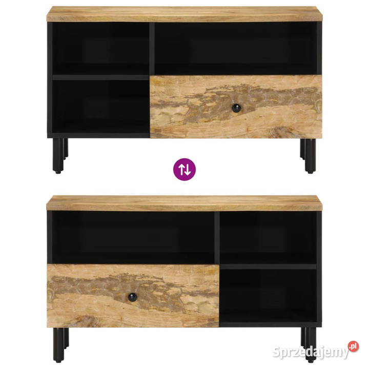 Szafka pod telewizor 80x33x46 lite drewno mango Warszawa sprzedam