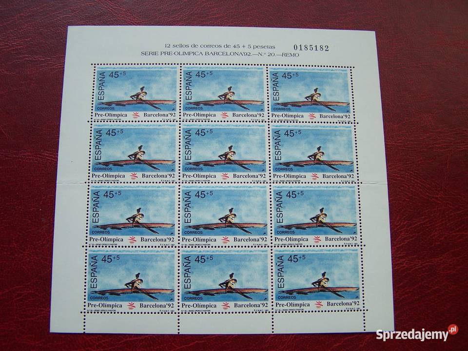 Hiszpania 1991 MNH Mi 298082 Sport Olimpiada Tychy