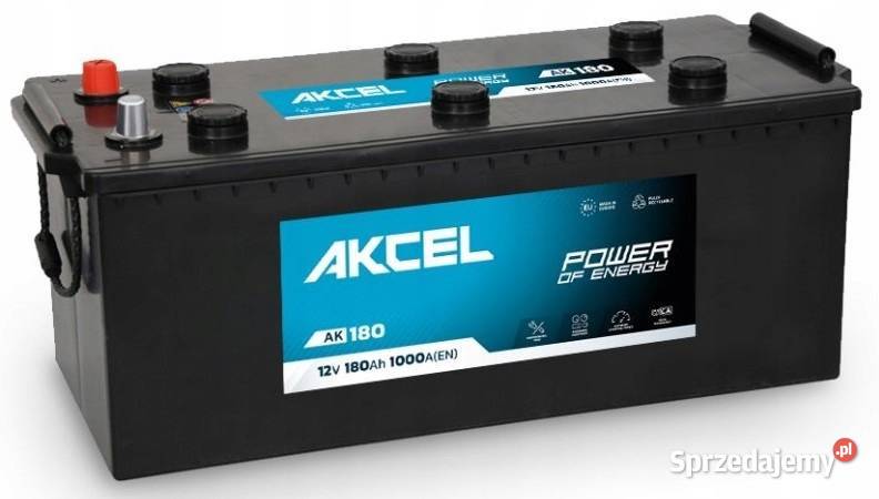 Akumulator Akcel 180Ah L 1000A dolnośląskie Jelcz-Laskowice