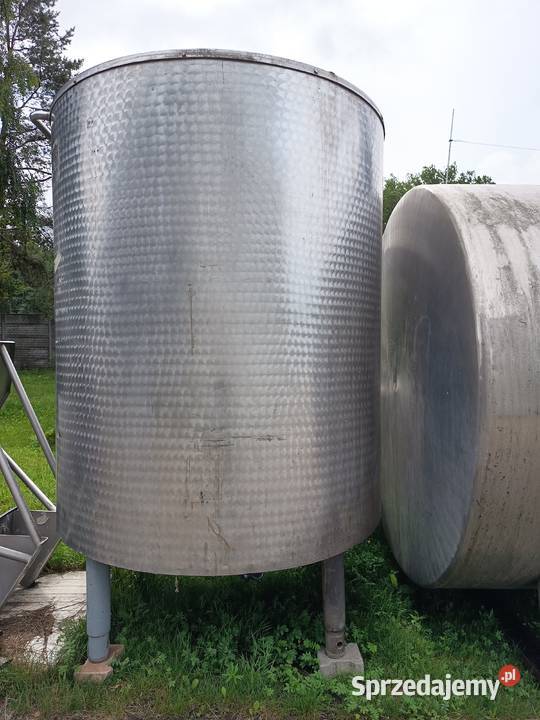 Zbiornik nierdzewny 5000L dwupłaszczowy Dobra