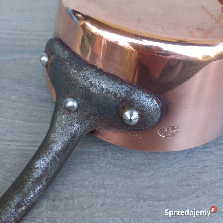 Profesjonalny miedziany rondel miedziana Przybory kuchenne