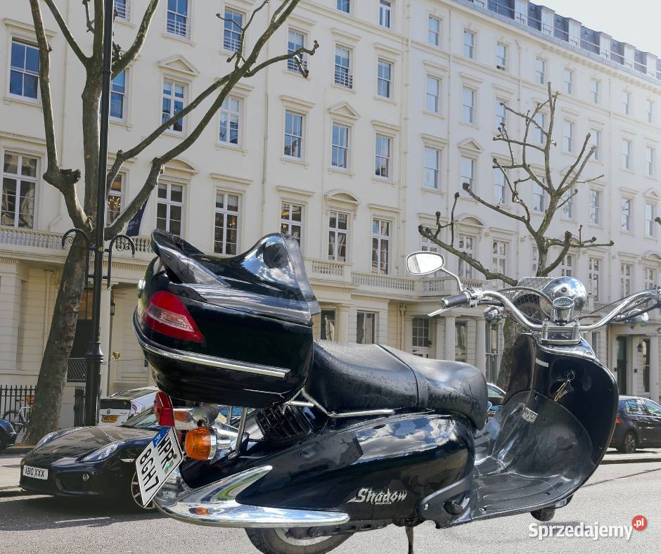 Stylowy skuter w retro Honda Shadow srx90 mały mazowieckie Piastów