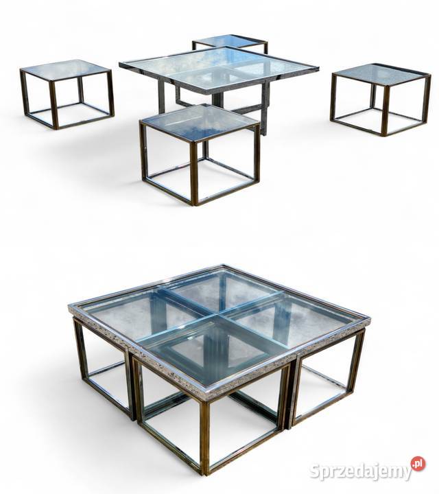 Duży zestaw stolików kawowych Maison Charles Meble