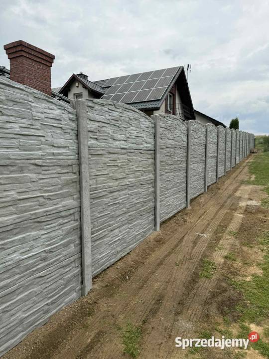 Nowoczesne Ogrodzenia Betonowe Barwione w Masie podkarpackie
