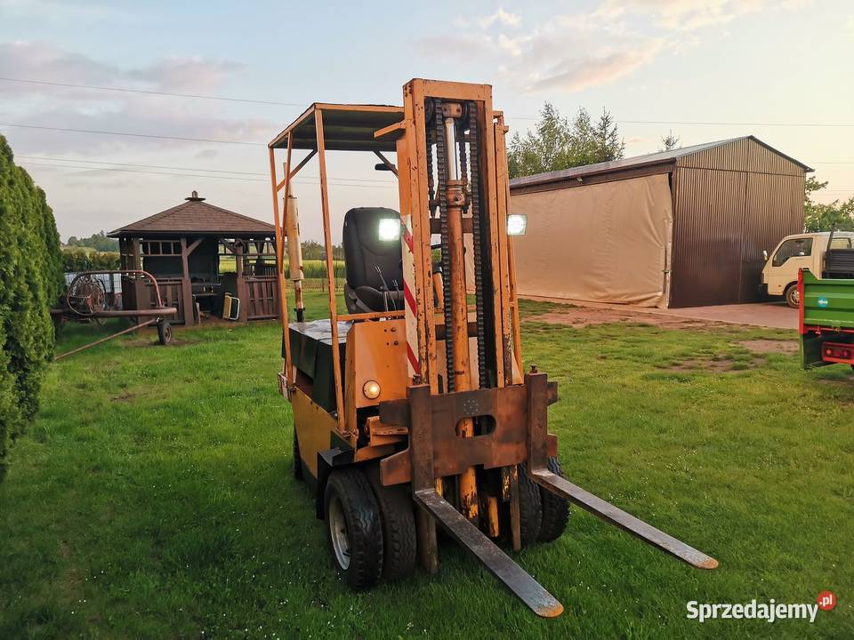 Wózek widłowy GPW 2007 PERKINS regulowane widły małopolskie Bolesław