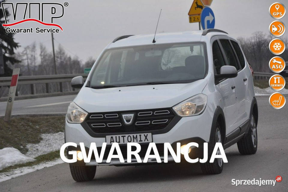 Dacia Lodgy 12 TCe nawi doinwestowany gwarancja ESP podkarpackie