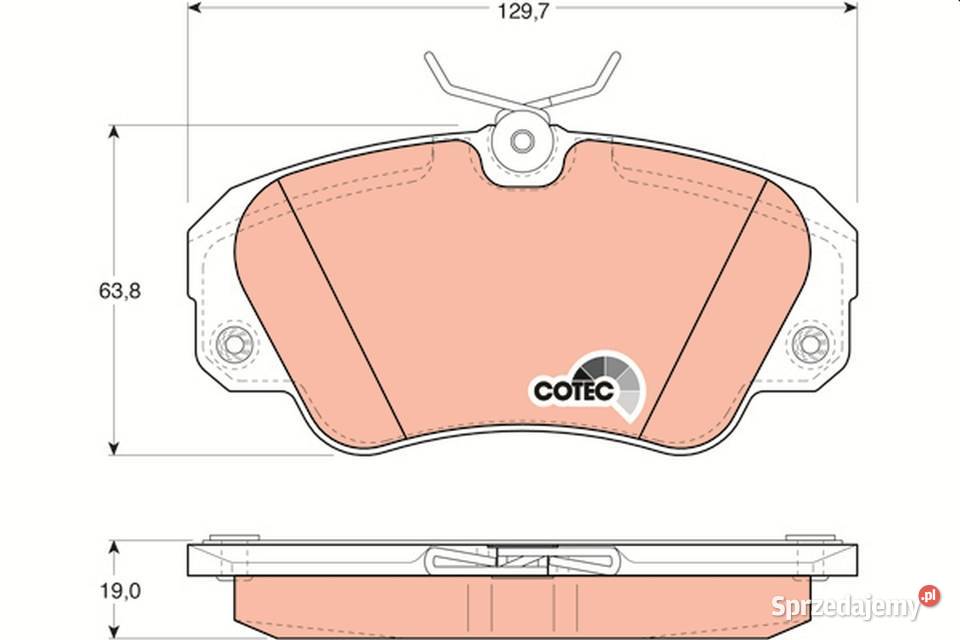 Klocki hamulcowe FDB 686A 21368 OPEL OMEGA AB Katowice