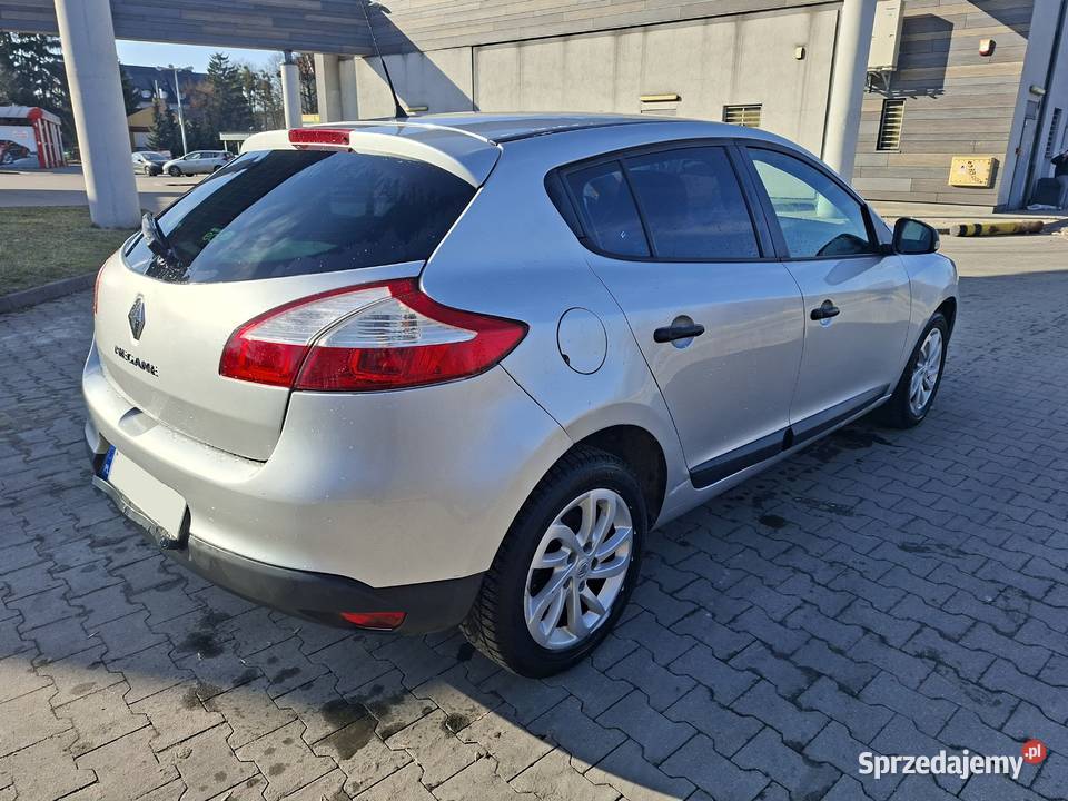 Renault Megane III 16GAZ 110 KLIMAelektrykaSALON srebrny łódzkie Łódź