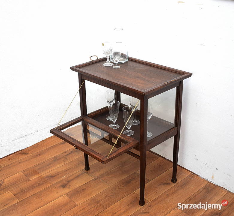 Herbaciarka barek szafka na serwis secesja Świdnica