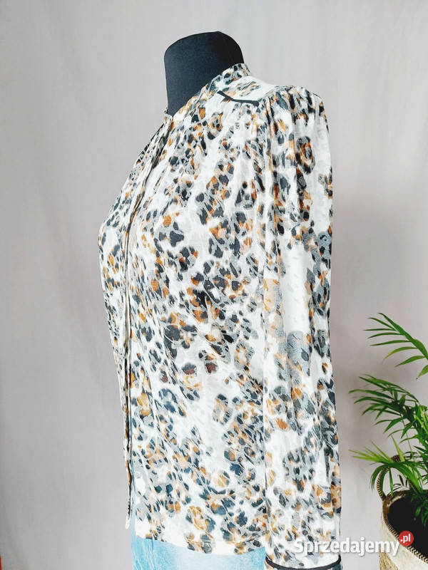 Bluzka koszulowa damska na guziki bez łódzkie Złoczew