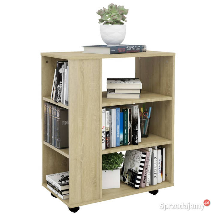 Szafka na kółkach dąb sonoma 60x35x75 WM808452 Warszawa
