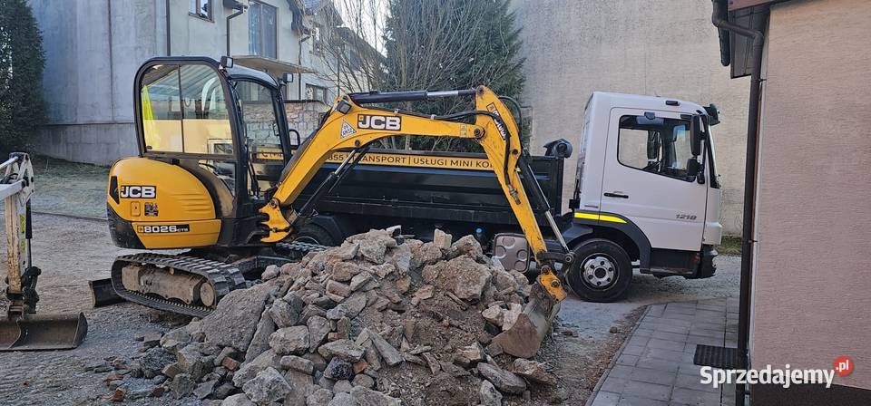 Mini koparka Skawina wynajem