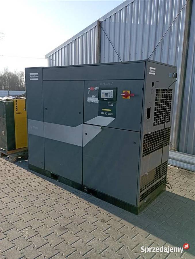 Sprężarka śrubowa kompresor ATLAS COPCO GA90 VSD opolskie Wilków sprzedam