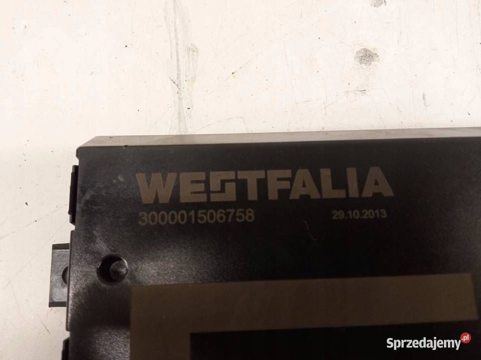 MODUŁ HAKA WESTFALIA 300001506758 VW Volkswagen Rok produkcji 2008