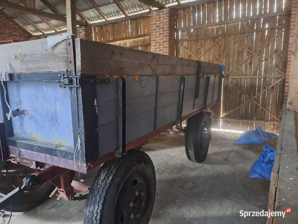 Przyczepa D35 sztywna nieuszkodzony Bychawa