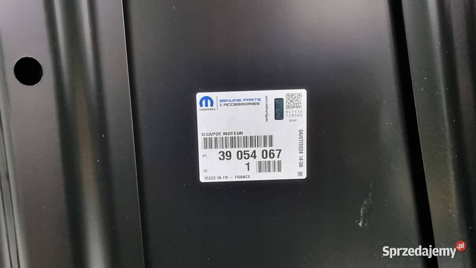 OPEL ASTRA K V 1519 MASKA POKRYWA SILNIKA NOWA osobowe kujawsko-pomorskie