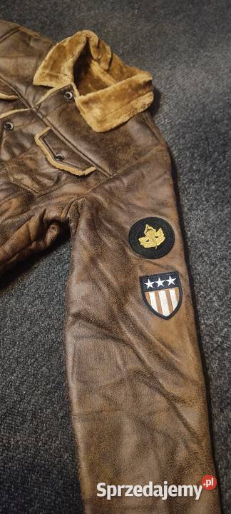 Kurtka pilotka męska USA vintage Warszawa