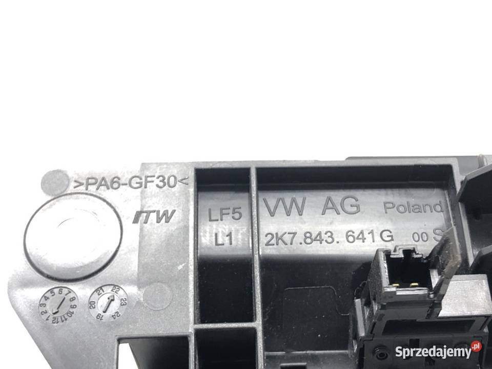 KLAMKA WEWNĘTRZNA LEWY TYŁ VW CADDY V 2K7843641G osobowe podkarpackie