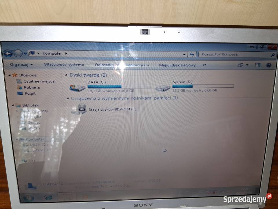 Sony Vaio VGNFZ31M wielkopolskie Poznań
