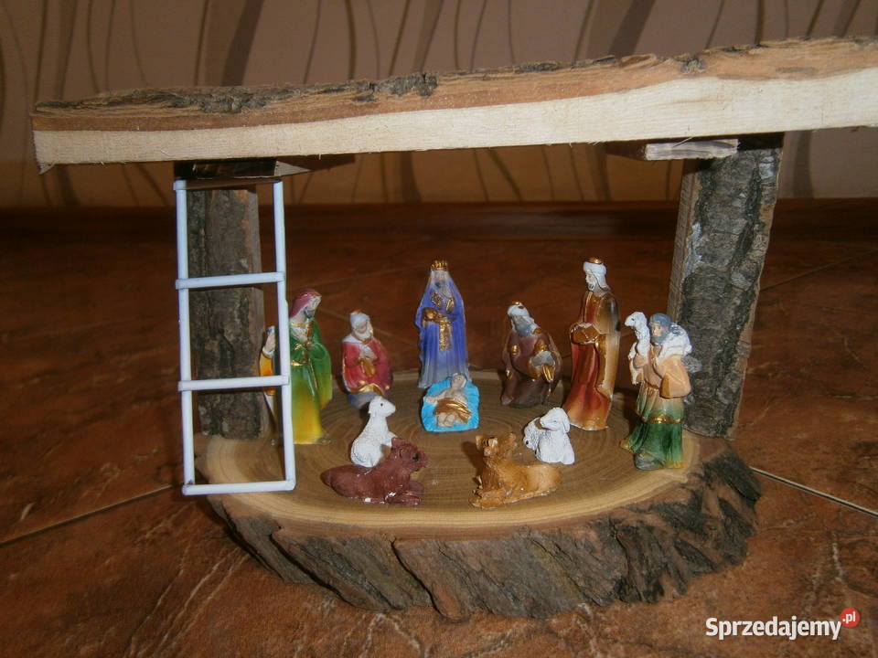 plaster drewna Szopka Bożonarodzeniowa drewniana Siedlce sprzedam