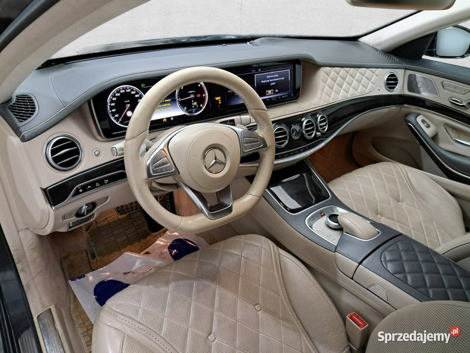Mercedes S 350 W222 20132020 czarny dolnośląskie Komorniki