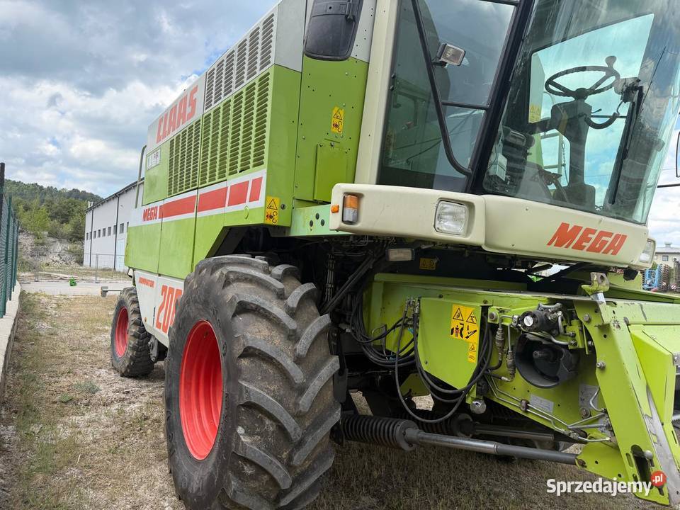 Kombajn zbożowy Claas Mega 208 heder 6m stół do Zbożowe dolnośląskie Nowa Ruda