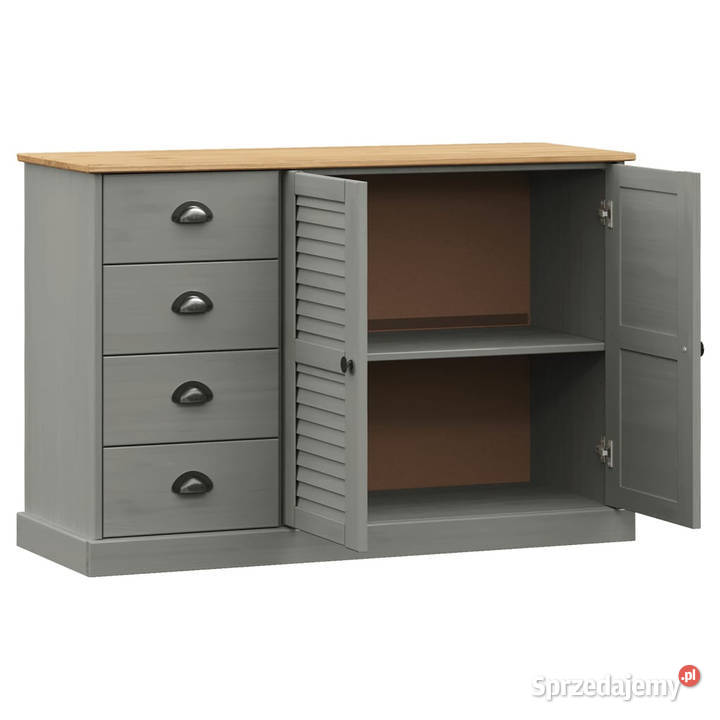 Szafka z szufladami VIGO 113x40x75 szara lita Warszawa