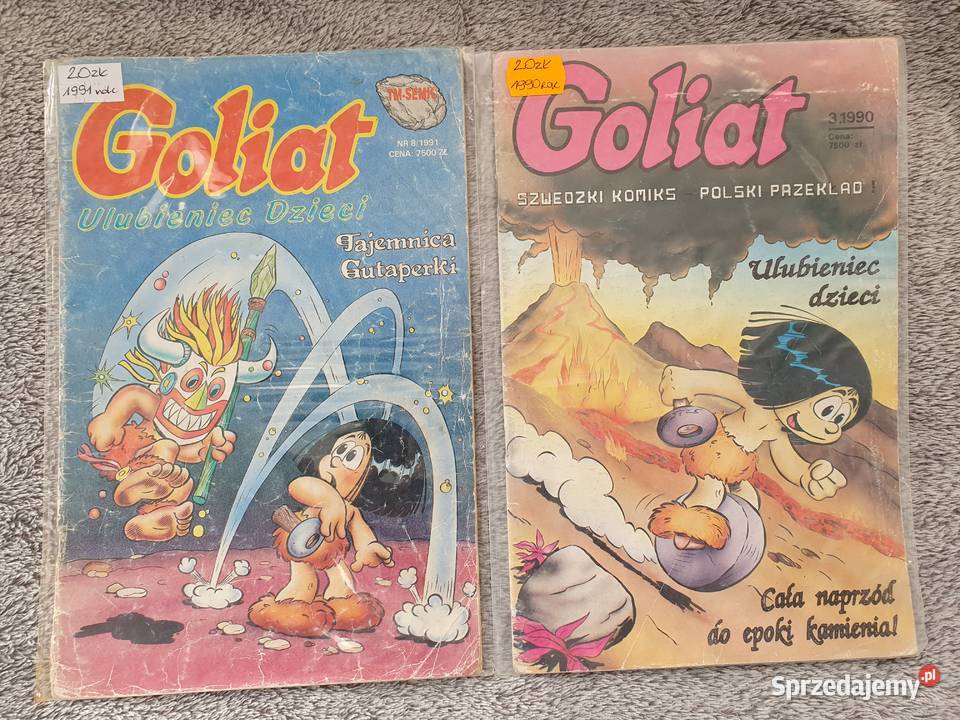 Goliat zestaw 10 komiksów dzieci lata 90te Gdynia
