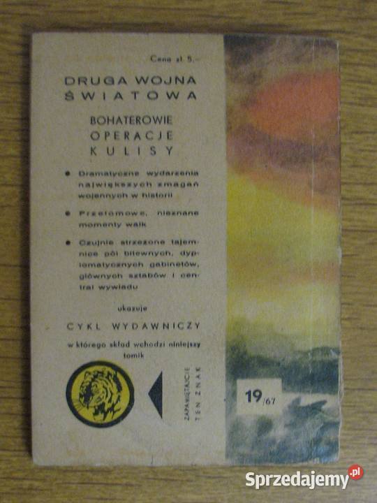 Żółty Tygrys 025 melduje 1967 Parczew sprzedam