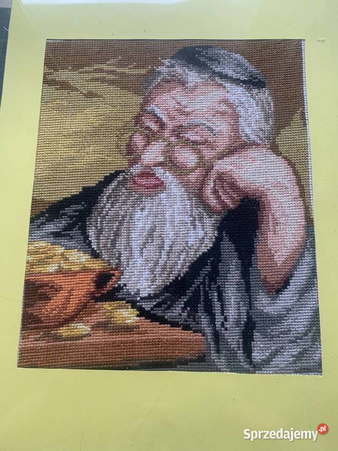 Haft krzyżykowy obraz