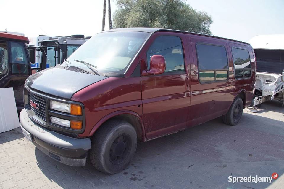 POJAZD NA CZĘŚCI GMC SAVANA 57 VORTEC SALONKA Motoryzacja Lipno sprzedam
