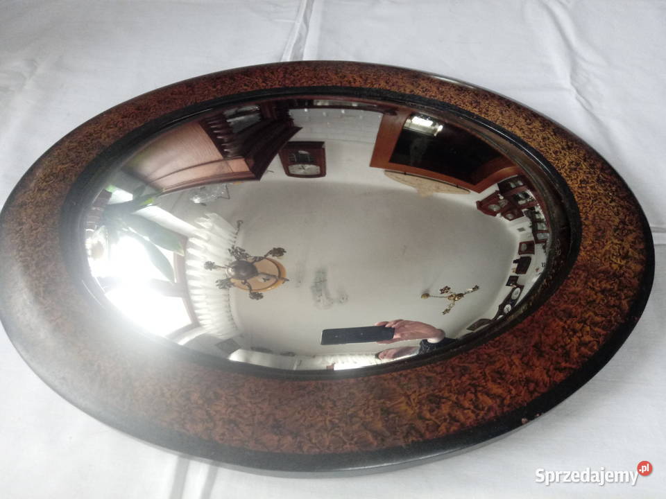 wypukłe lustro owalne w stylu angielskim Piotrówek