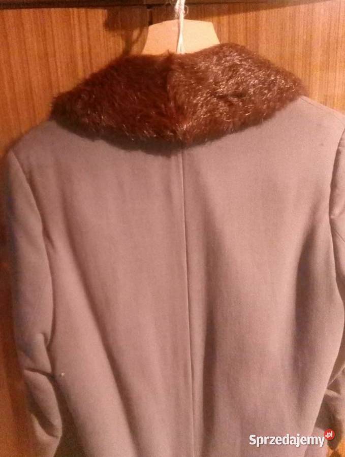 Męski Płaszcz Tradycyjne szyte Futro przecena Kraków