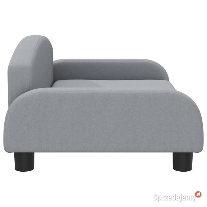 Sofa dzieci jasnoszara 70x45x30 obita tkaniną mazowieckie sprzedam